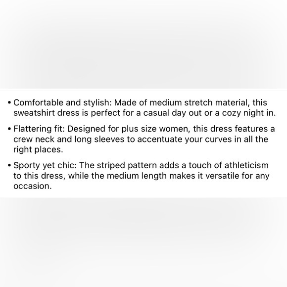 Luxury Signature Black Sweatshirt Dress with Green / Red Colored Stripes… - Picture 5 of 5